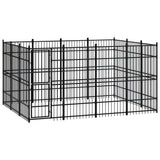 vidaXL Dog Kennel 8.29 m² Steel