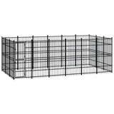 vidaXL Dog Kennel 8.29 m² Steel