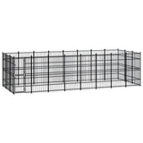 vidaXL Dog Kennel 8.29 m² Steel