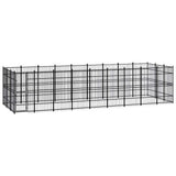 vidaXL Dog Kennel 8.29 m² Steel