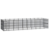 vidaXL Dog Kennel 8.29 m² Steel