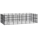 vidaXL Dog Kennel 8.29 m² Steel