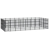 vidaXL Dog Kennel 8.29 m² Steel