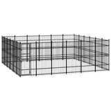 vidaXL Dog Kennel 8.29 m² Steel