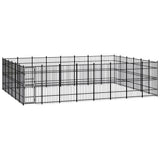 vidaXL Dog Kennel 8.29 m² Steel
