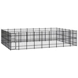 vidaXL Dog Kennel 8.29 m² Steel