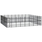 vidaXL Dog Kennel 8.29 m² Steel
