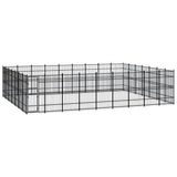 vidaXL Dog Kennel 8.29 m² Steel