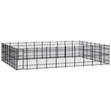 vidaXL Dog Kennel 8.29 m² Steel