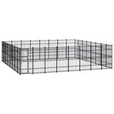 vidaXL Dog Kennel 8.29 m² Steel
