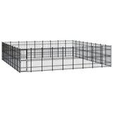 vidaXL Dog Kennel 8.29 m² Steel