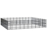 vidaXL Dog Kennel 8.29 m² Steel