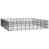 vidaXL Dog Kennel 8.29 m² Steel
