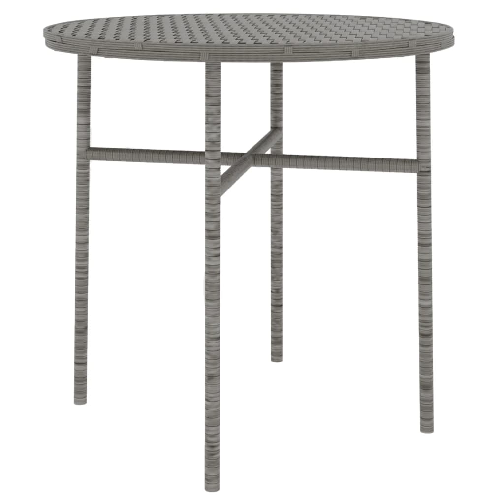 vidaXL 3-delige Tuinset poly rattan bruin