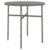 vidaXL 3-delige Tuinset poly rattan bruin