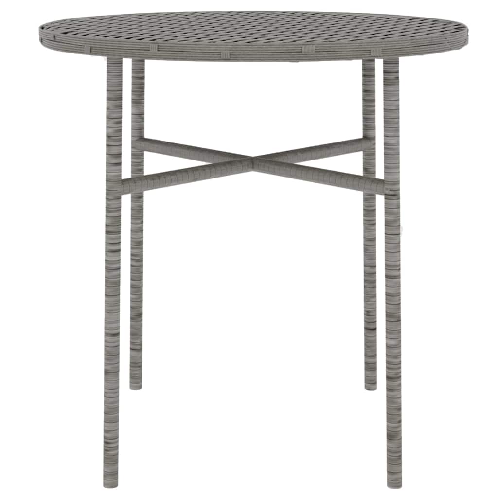 vidaXL 3-delige Tuinset poly rattan bruin