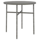 vidaXL 3-Piece Garden Lounge Set Poly Rattan Grey