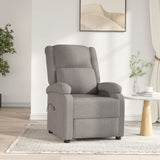 vidaXL Fauteuil verstelbaar elektrisch stof zwart