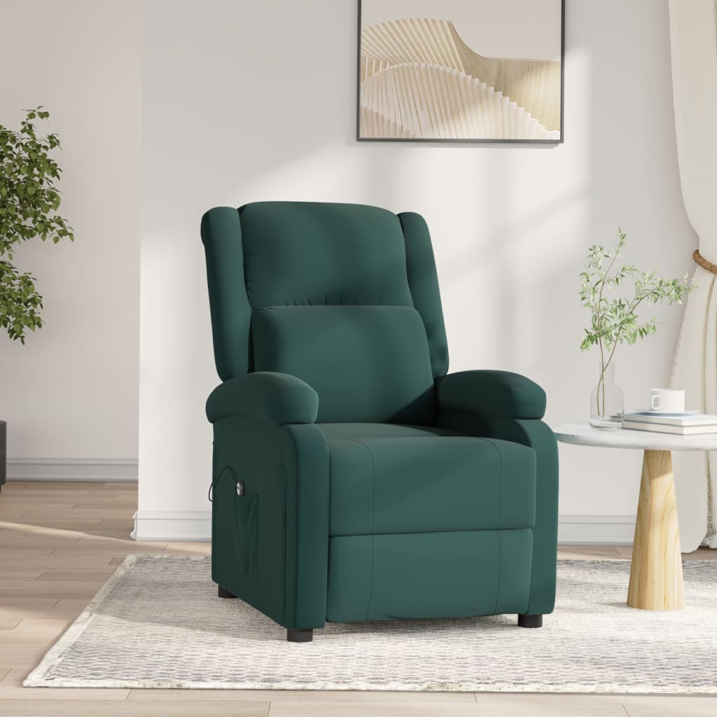 vidaXL Fauteuil elektrisch verstelbaar stof lichtgrijs