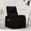 vidaXL Massagestoel elektrisch stof crèmekleurig