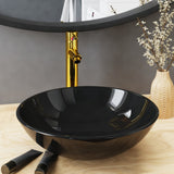 vidaXL Tempered Glass Wash Basin 42 cm Transparent