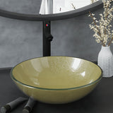 vidaXL Tempered Glass Wash Basin 42 cm Transparent