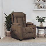 vidaXL Fauteuil elektrisch verstelbaar stof lichtgrijs