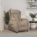 vidaXL Fauteuil elektrisch verstelbaar kunstleer zwart