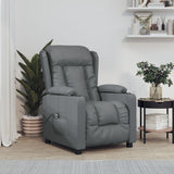 vidaXL Fauteuil elektrisch verstelbaar kunstleer zwart