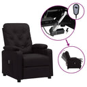 vidaXL Fauteuil électrique verstelbaar kunstleer noir