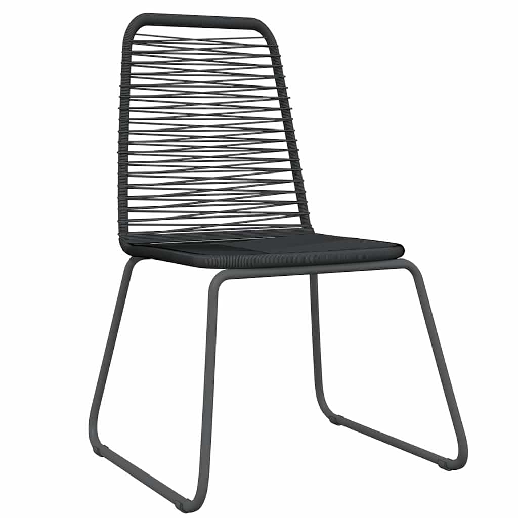 vidaXL 3-delige Tuinset zwart