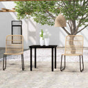 vidaXL 3-Piece Garden Dining Set Oak-Colored