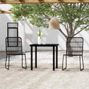 vidaXL 3-Piece Garden Dining Set Oak-Colored