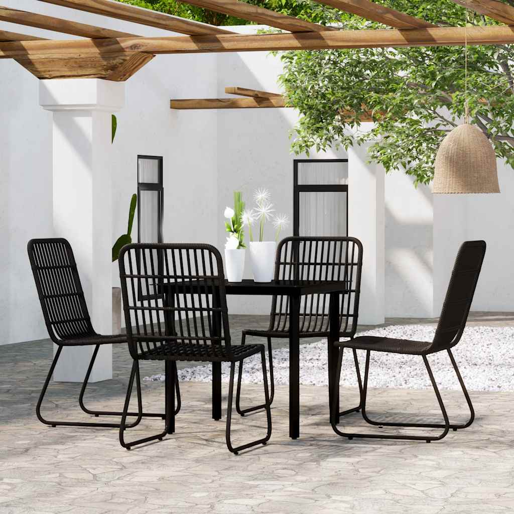vidaXL 3-Piece Garden Dining Set Oak-Colored
