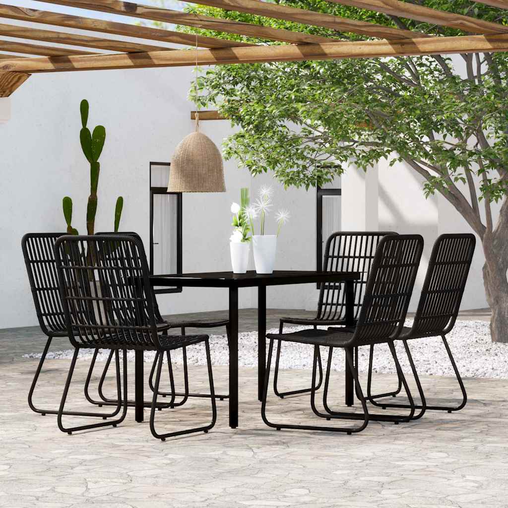 vidaXL 3-Piece Garden Dining Set Oak-Colored