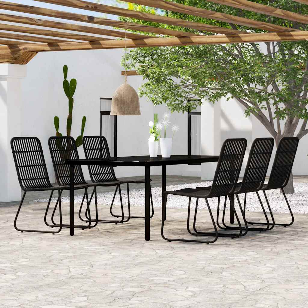 vidaXL 3-Piece Garden Dining Set Oak-Colored