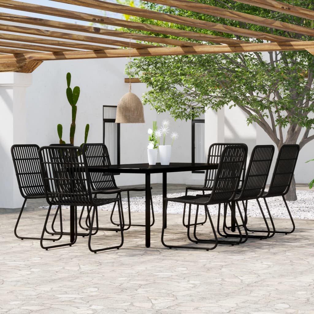 vidaXL 3-Piece Garden Dining Set Oak-Colored
