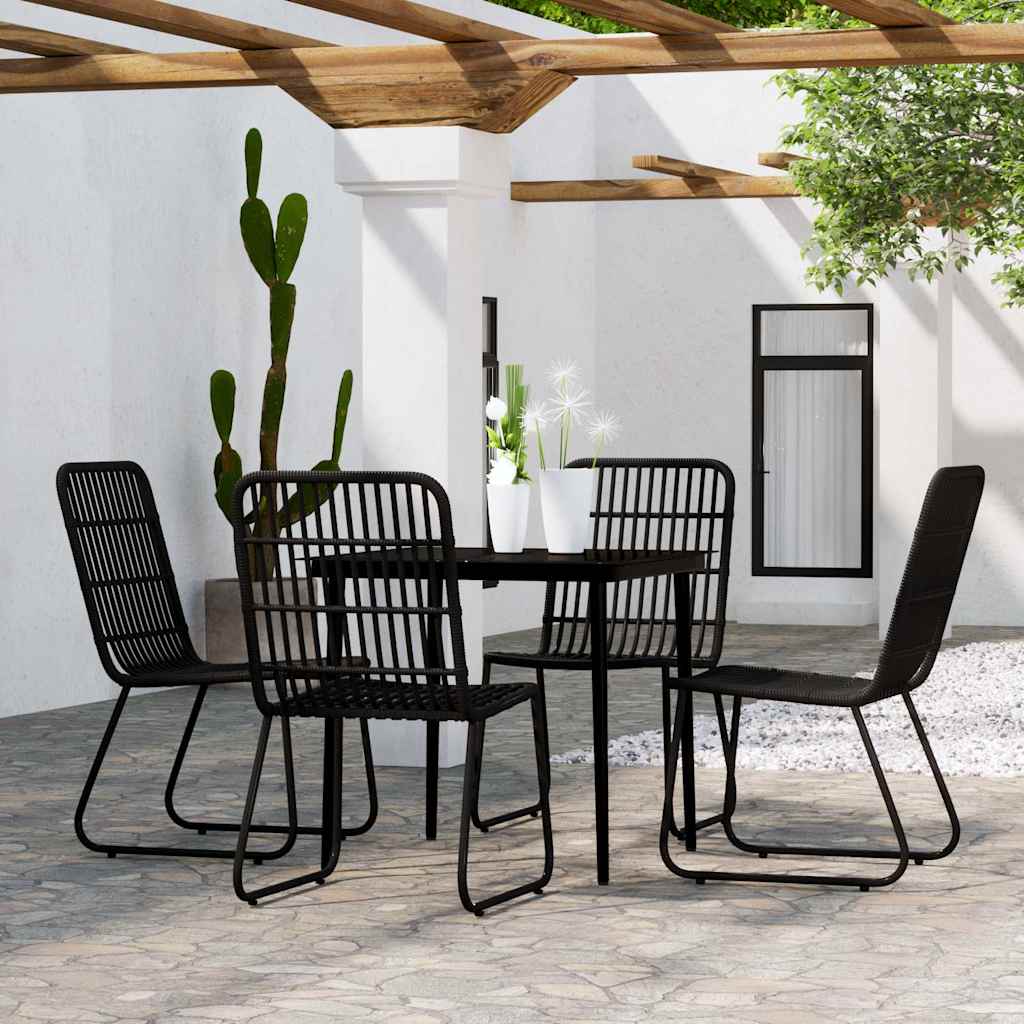 vidaXL 3-delige Tuinset eikenkleurig