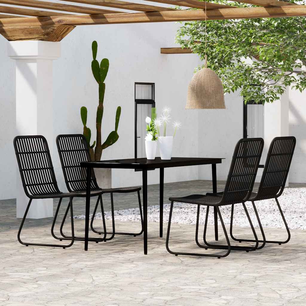 vidaXL 3-delige Tuinset eikenkleurig