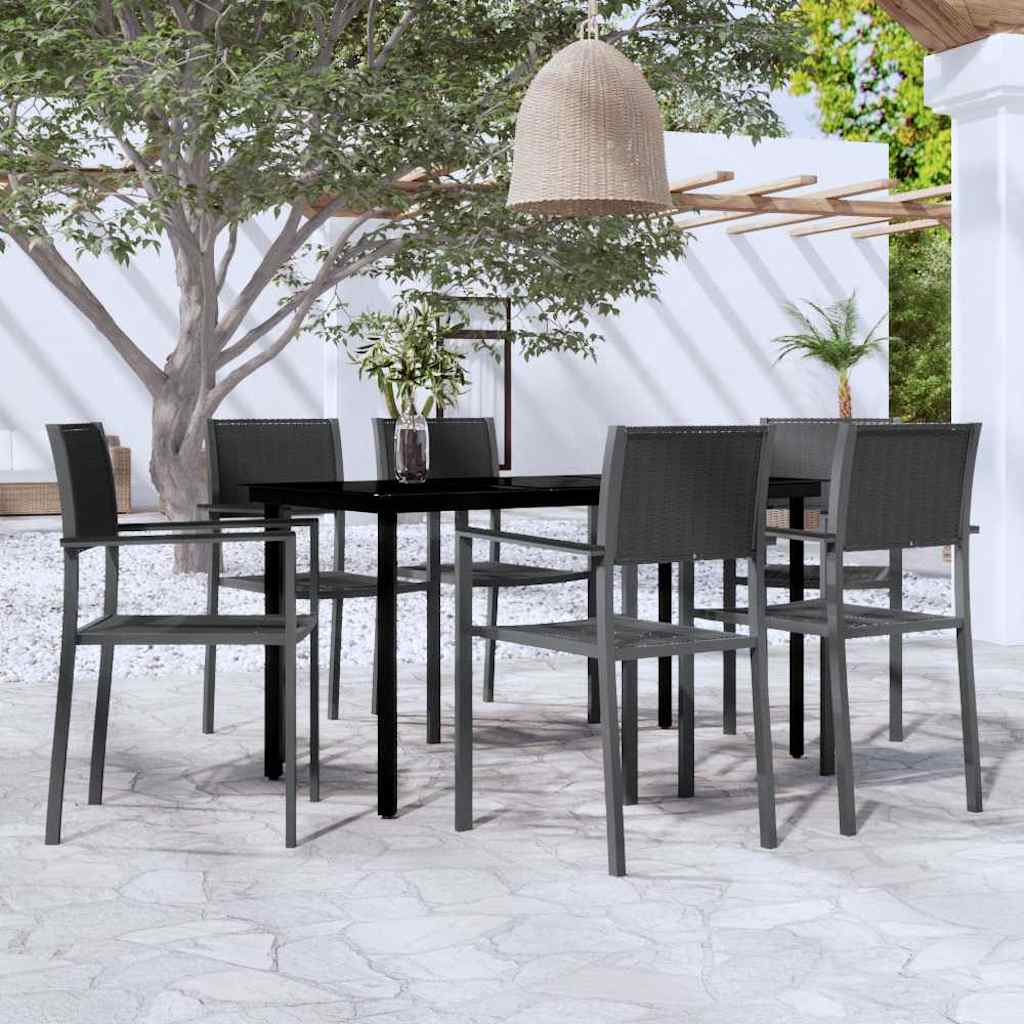 vidaXL 5-delige Tuinset wit