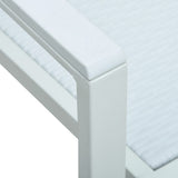 vidaXL 5-delige Tuinset wit