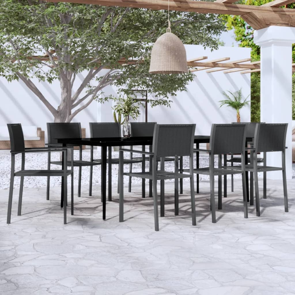 vidaXL 5-delige Tuinset wit
