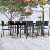 vidaXL 5-delige Tuinset wit