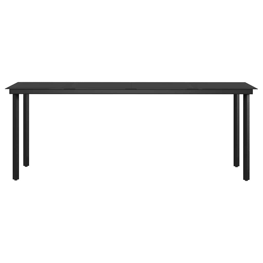 vidaXL 3-Piece Garden Lounge Set with Cushions Black