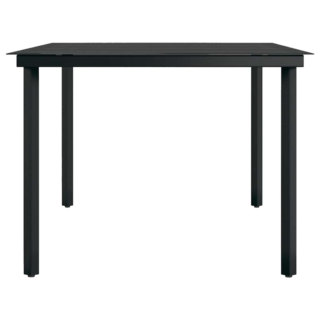 vidaXL 3-Piece Garden Dining Set Black