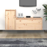 vidaXL TV Cabinets 2 pcs solid pine wood