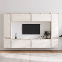 vidaXL TV-meubelen 8 st massief grenenhout blanc