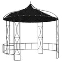 vidaXL Round Gazebo 300x290 cm White