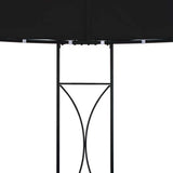 vidaXL Round Gazebo 300x290 cm White