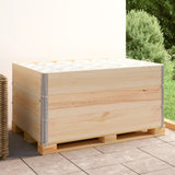 vidaXL Pallet Collars 3 pcs 60x80 cm Solid Pine Wood